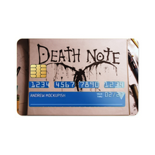 Load image into Gallery viewer, Anime Death Note Credit Card Skins (4-in-1 Pack)