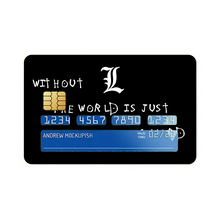 Load image into Gallery viewer, Anime Death Note Credit Card Skins (4-in-1 Pack)