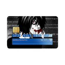 Load image into Gallery viewer, Anime Death Note Credit Card Skins (4-in-1 Pack)
