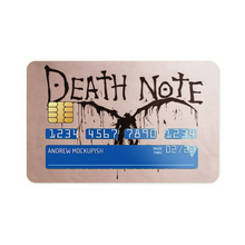 Load image into Gallery viewer, Anime Death Note Credit Card Skins (4-in-1 Pack)