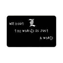 Load image into Gallery viewer, Anime Death Note Credit Card Skins (4-in-1 Pack)