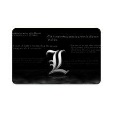 Load image into Gallery viewer, Anime Death Note Credit Card Skins (4-in-1 Pack)