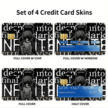 Load image into Gallery viewer, Anime Death Noter Credit Card Skins (4-in-1 Pack)