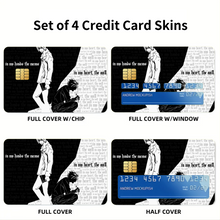 Load image into Gallery viewer, Anime Death Noter Credit Card Skins (4-in-1 Pack)