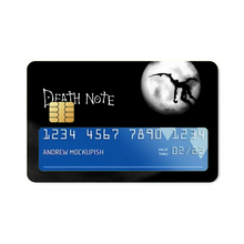 Load image into Gallery viewer, Anime Death Noter Credit Card Skins (4-in-1 Pack)