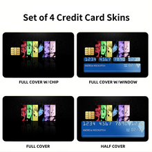 Load image into Gallery viewer, Anime Death Parade Credit Card Skins (4-in-1 Pack)