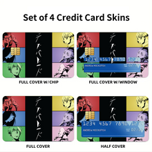 Load image into Gallery viewer, Anime Death Parade Credit Card Skins (4-in-1 Pack)