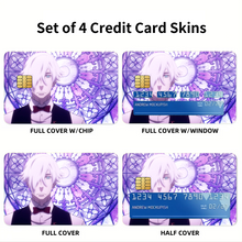 Load image into Gallery viewer, Anime Death Parade Credit Card Skins (4-in-1 Pack)