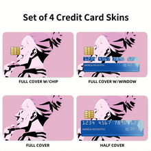 Load image into Gallery viewer, Anime Death Parade Credit Card Skins (4-in-1 Pack)