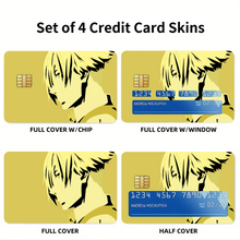 Load image into Gallery viewer, Anime Death Parade Credit Card Skins (4-in-1 Pack)