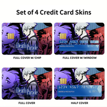 Load image into Gallery viewer, Anime Death Parade Credit Card Skins (4-in-1 Pack)