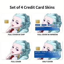 Load image into Gallery viewer, Anime Death Parade Credit Card Skins (4-in-1 Pack)