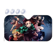 Load image into Gallery viewer, Anime Demon Slayer: Kimetsu no Yaiba Car Sunshade