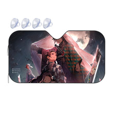 Load image into Gallery viewer, Anime Demon Slayer: Kimetsu no Yaiba Car Sunshade