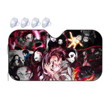 Load image into Gallery viewer, Anime Demon Slayer: Kimetsu no Yaiba Car Sunshade