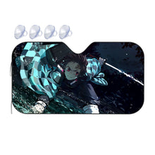 Load image into Gallery viewer, Anime Demon Slayer: Kimetsu no Yaiba Car Sunshade