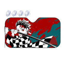 Load image into Gallery viewer, Anime Demon Slayer: Kimetsu no Yaiba Car Sunshade