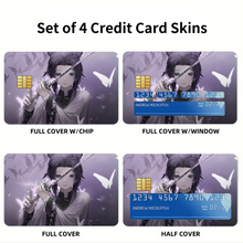 Load image into Gallery viewer, Anime Demon Slayer: Kimetsu no Yaiba Credit Card Skins (4-in-1 Pack)