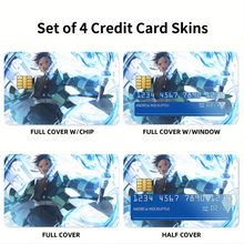 Load image into Gallery viewer, Anime Demon Slayer: Kimetsu no Yaiba Credit Card Skins (4-in-1 Pack)