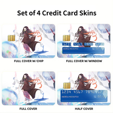 Load image into Gallery viewer, Anime Demon Slayer: Kimetsu no Yaiba Credit Card Skins (4-in-1 Pack)