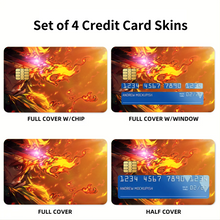 Load image into Gallery viewer, Anime Demon Slayer: Kimetsu no Yaiba Credit Card Skins (4-in-1 Pack)