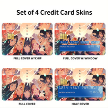 Load image into Gallery viewer, Anime Demon Slayer: Kimetsu no Yaiba Credit Card Skins (4-in-1 Pack)