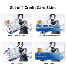 Load image into Gallery viewer, Anime Demon Slayer: Kimetsu no Yaiba Credit Card Skins (4-in-1 Pack)