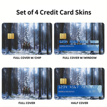 Load image into Gallery viewer, Anime Demon Slayer: Kimetsu no Yaiba Credit Card Skins (4-in-1 Pack)