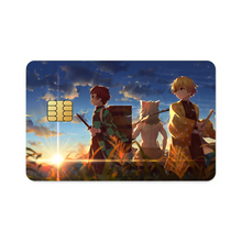 Load image into Gallery viewer, Anime Demon Slayer: Kimetsu no Yaiba Credit Card Skins (4-in-1 Pack)