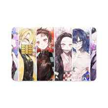 Load image into Gallery viewer, Anime Demon Slayer: Kimetsu no Yaiba Credit Card Skins (4-in-1 Pack)