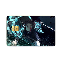 Load image into Gallery viewer, Anime Demon Slayer: Kimetsu no Yaiba Credit Card Skins (4-in-1 Pack)