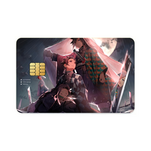 Load image into Gallery viewer, Anime Demon Slayer: Kimetsu no Yaiba Credit Card Skins (4-in-1 Pack)