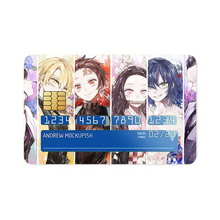 Load image into Gallery viewer, Anime Demon Slayer: Kimetsu no Yaiba Credit Card Skins (4-in-1 Pack)
