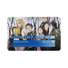 Load image into Gallery viewer, Anime Demon Slayer: Kimetsu no Yaiba Credit Card Skins (4-in-1 Pack)