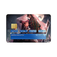 Load image into Gallery viewer, Anime Demon Slayer: Kimetsu no Yaiba Credit Card Skins (4-in-1 Pack)
