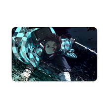 Load image into Gallery viewer, Anime Demon Slayer: Kimetsu no Yaiba Credit Card Skins (4-in-1 Pack)