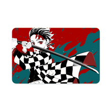 Load image into Gallery viewer, Anime Demon Slayer: Kimetsu no Yaiba Credit Card Skins (4-in-1 Pack)