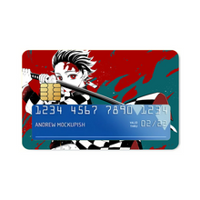 Load image into Gallery viewer, Anime Demon Slayer: Kimetsu no Yaiba Credit Card Skins (4-in-1 Pack)