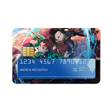 Load image into Gallery viewer, Anime Demon Slayer: Kimetsu no Yaiba Credit Card Skins (4-in-1 Pack)