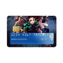 Load image into Gallery viewer, Anime Demon Slayer: Kimetsu no Yaiba Credit Card Skins (4-in-1 Pack)