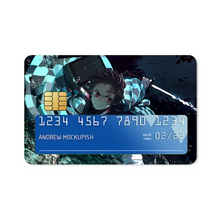 Load image into Gallery viewer, Anime Demon Slayer: Kimetsu no Yaiba Credit Card Skins (4-in-1 Pack)