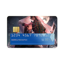 Load image into Gallery viewer, Anime Demon Slayer: Kimetsu no Yaiba Credit Card Skins (4-in-1 Pack)