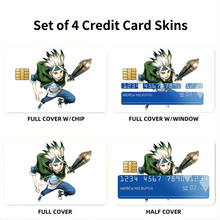 Load image into Gallery viewer, Anime Dr. Stone Credit Card Skins (4-in-1 Pack)