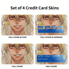 Load image into Gallery viewer, Anime Dr. Stone Credit Card Skins (4-in-1 Pack)