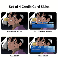 Load image into Gallery viewer, Anime Dr. Stone Credit Card Skins (4-in-1 Pack)