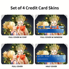 Load image into Gallery viewer, Anime Dr. Stone Credit Card Skins (4-in-1 Pack)