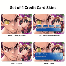 Load image into Gallery viewer, Anime Dr. Stone Credit Card Skins (4-in-1 Pack)