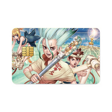 Load image into Gallery viewer, Anime Dr. Stone Credit Card Skins (4-in-1 Pack)