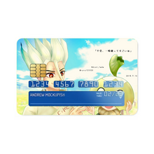 Load image into Gallery viewer, Anime Dr. Stone Credit Card Skins (4-in-1 Pack)