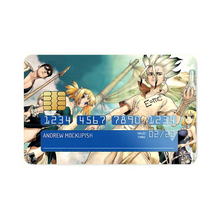 Load image into Gallery viewer, Anime Dr. Stone Credit Card Skins (4-in-1 Pack)